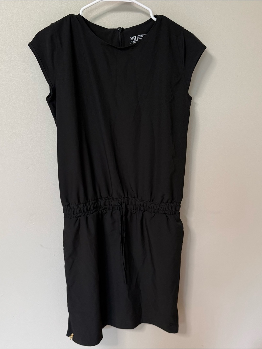 Albion Womens Going Places Mini Dress Small Stretch Travel Active Minimalist